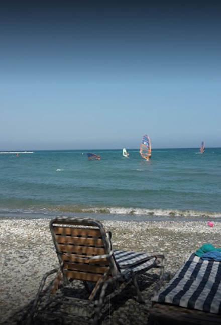 wind surfing beach nearby b